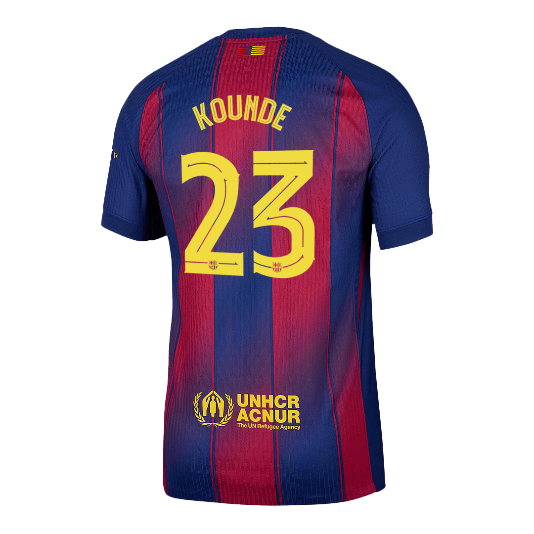 KOUNDE #23 FC Barcelona Koduvorm Särk 2025/26 Autentne - UCL