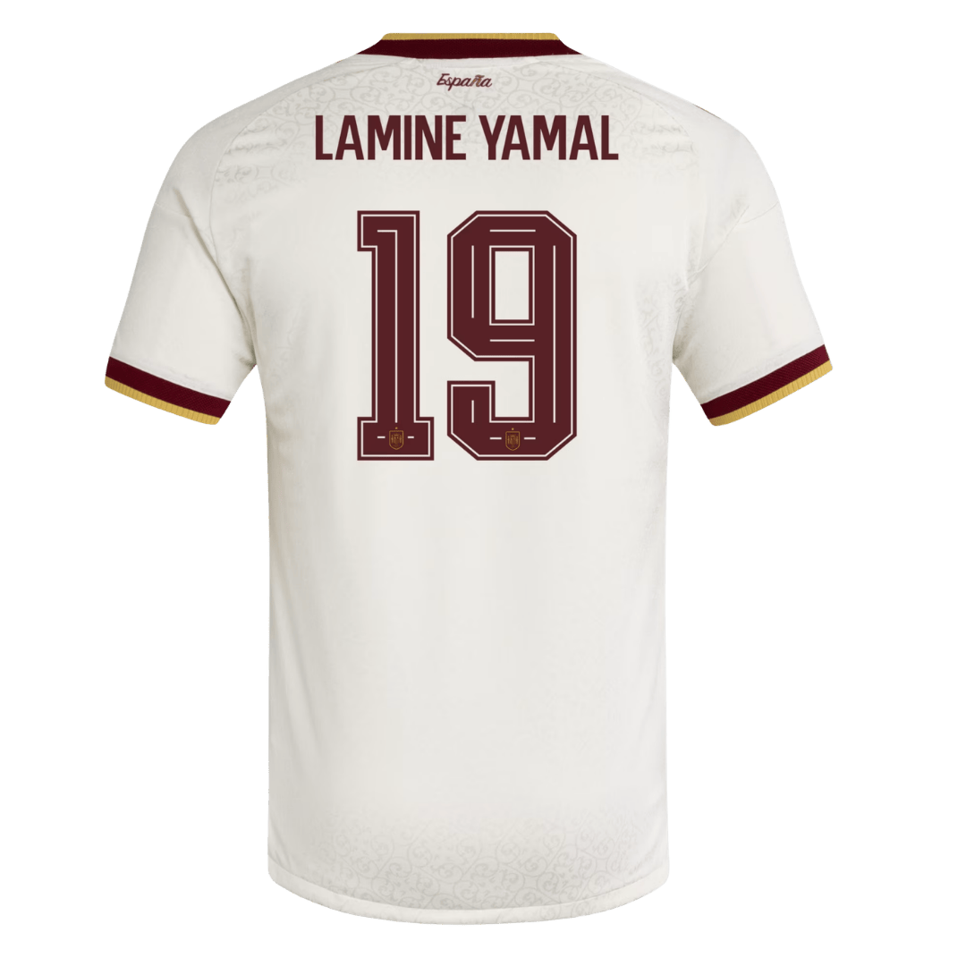 LAMINE YAMAL #19 Hispaania Võõrsilvorm Särk 2026 Autentne