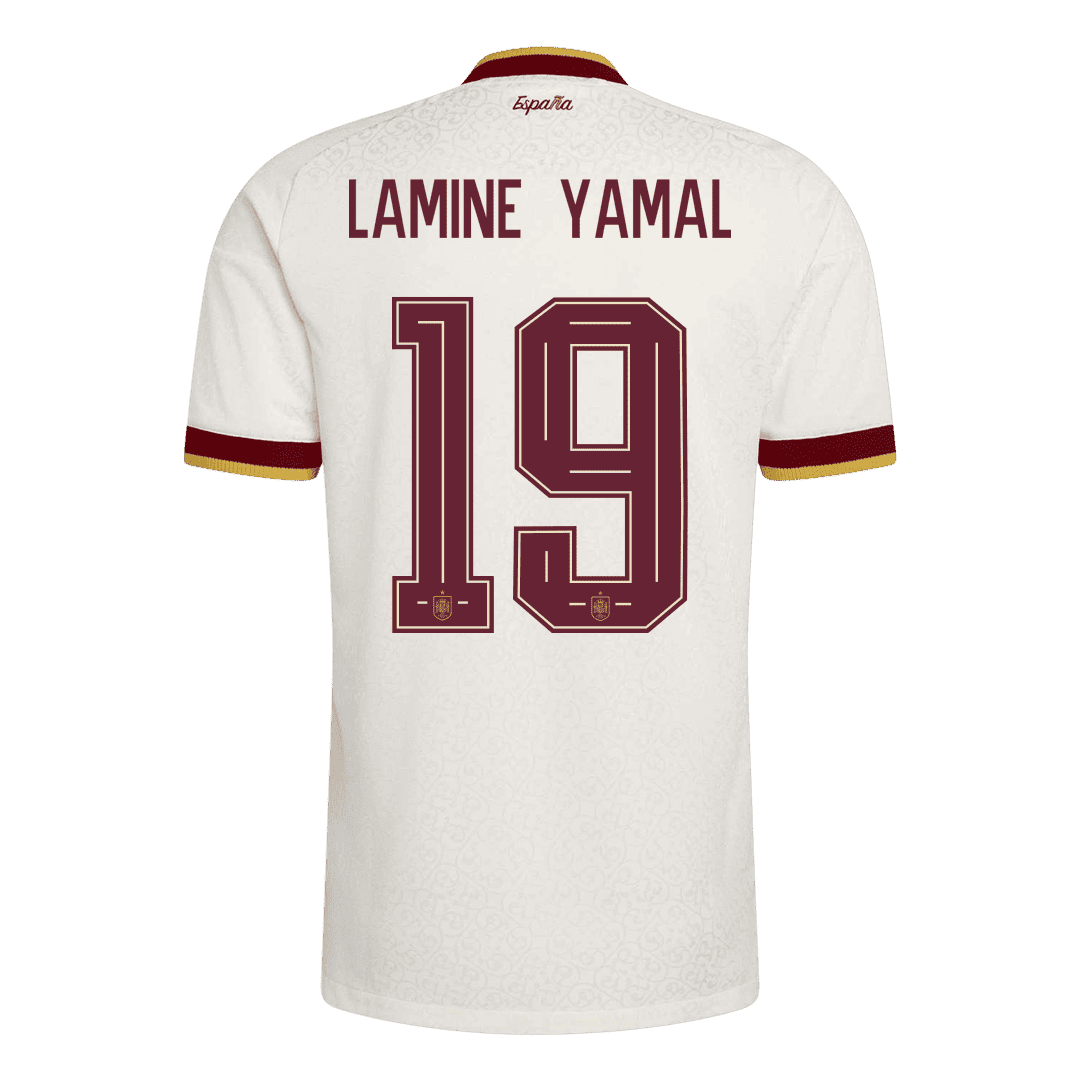 LAMINE YAMAL #19 Hispaania Võõrsilvorm Särk Champion Edition 2026 - 2 Stars 2026 Autentne