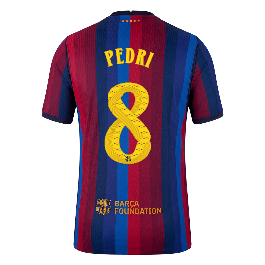 PEDRI #8 Barcelona Koduvorm Särk 2026/27 Autentne - UCL