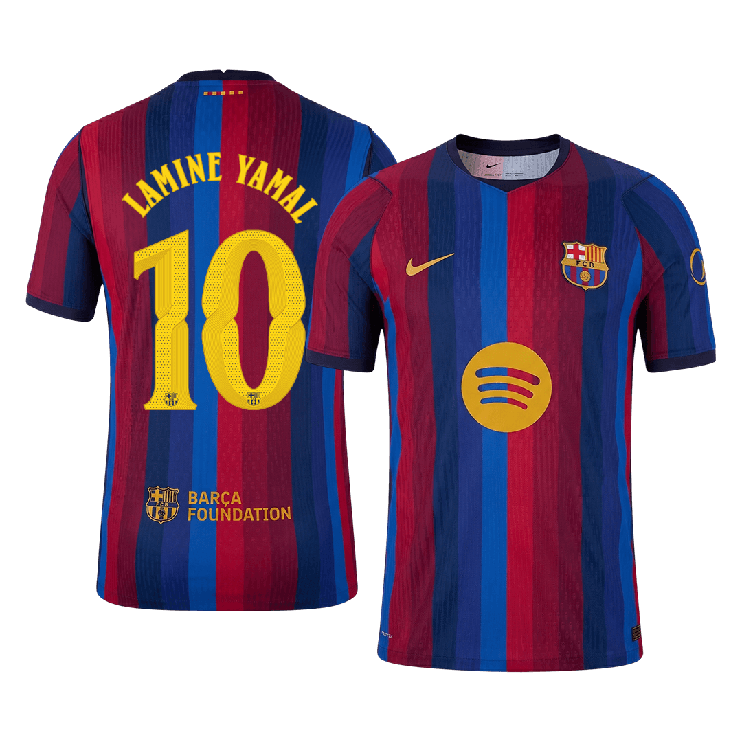 LAMINE YAMAL #10 Barcelona Koduvorm Särk 2026/27 Autentne - UCL
