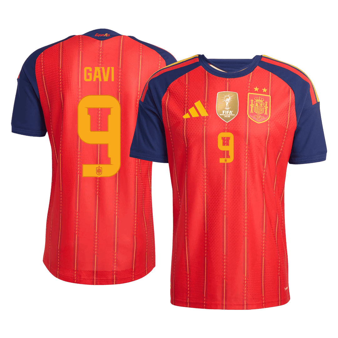 GAVI #9 Hispaania Koduvorm Särk Champion Edition 2026 - 2 Stars 2026 Autentne