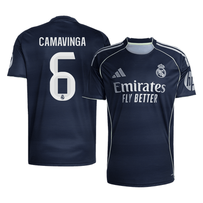 CAMAVINGA #6 Madridi Real Võõrsilvorm Särk 2025/26 - Kvaliteetne