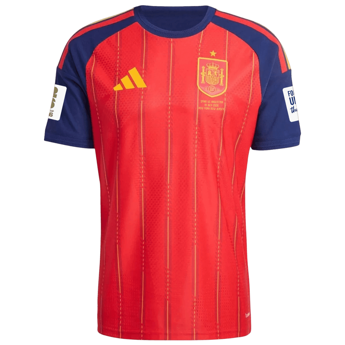Hispaania Koduvorm Särk 2026 - Kvaliteetne Final Match Edition (With Patches)