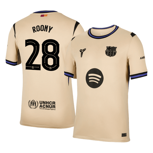 ROONY #28 FC Barcelona Võõrsilvorm Särk 2025/26