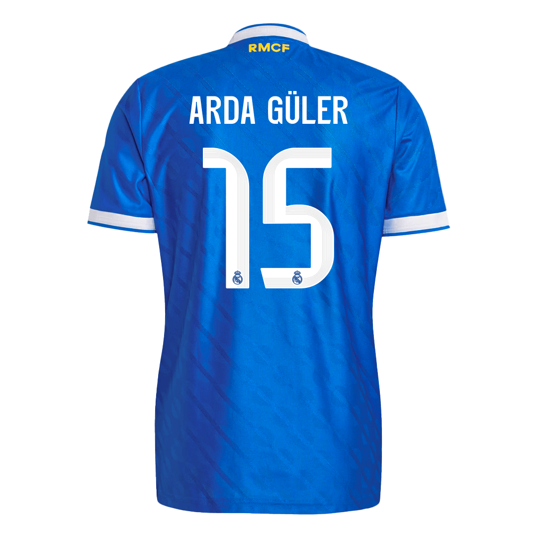 ARDA GÜLER #15 Madridi Real Kolmas Särk 2025/26 Autentne