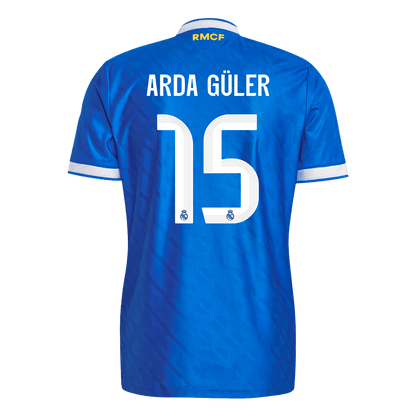 ARDA GÜLER #15 Madridi Real Kolmas Särk 2025/26 Autentne