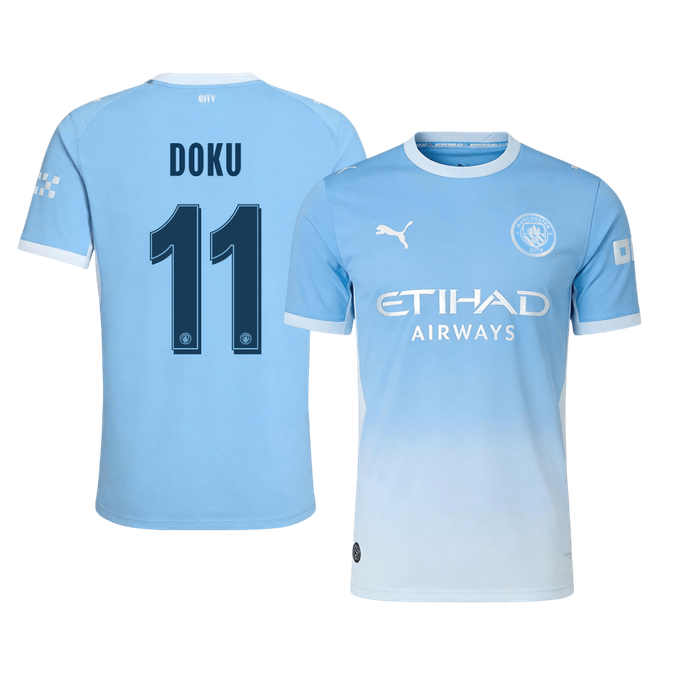 DOKU #11 Manchester City Koduvorm Särk 2026/27 Autentne - UCL