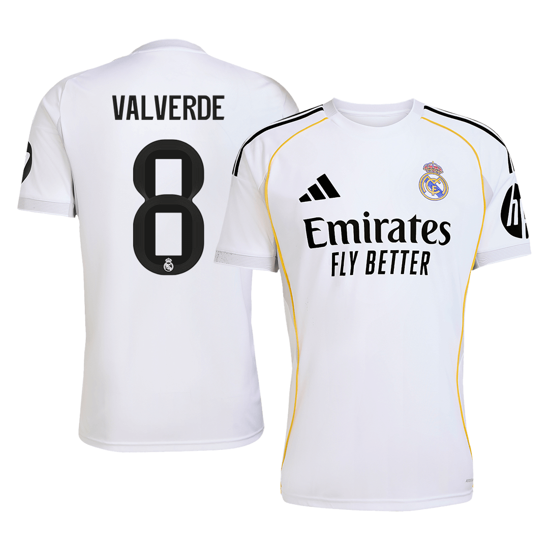 VALVERDE #8 Madridi Real Koduvorm Särk 2025/26 - Kvaliteetne