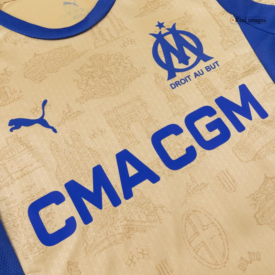 Marseille Olympique Neljas Särk 2025/26 Autentne