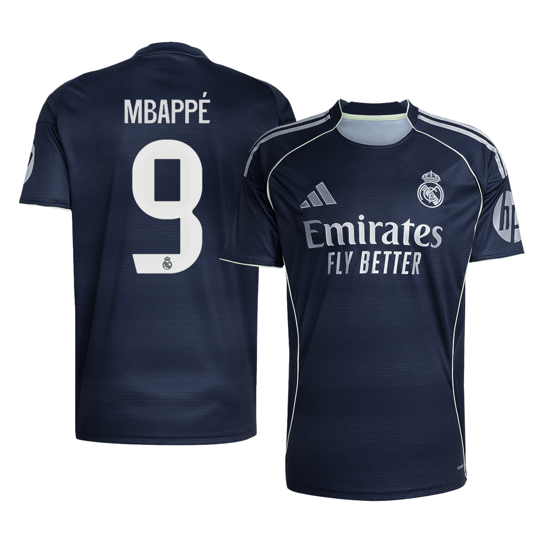 MBAPPÉ #9 Madridi Real Võõrsilvorm Särk 2025/26 - Kvaliteetne