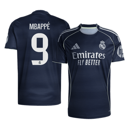 MBAPPÉ #9 Madridi Real Võõrsilvorm Särk 2025/26 - Kvaliteetne