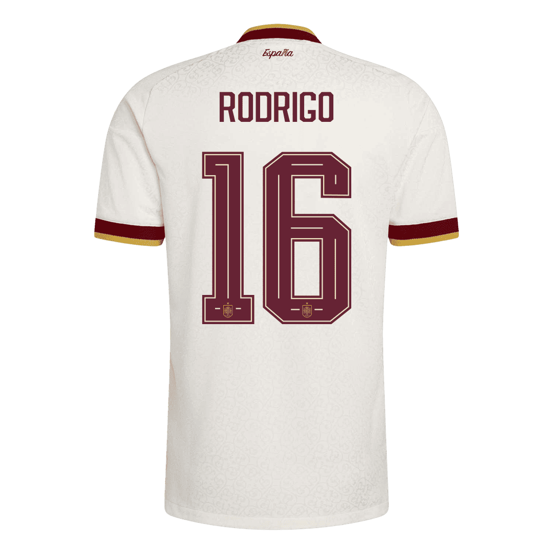 RODRIGO #16 Hispaania Võõrsilvorm Särk Champion Edition 2026 - 2 Stars 2026 Autentne
