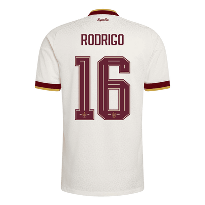 RODRIGO #16 Hispaania Võõrsilvorm Särk Champion Edition 2026 - 2 Stars 2026 Autentne