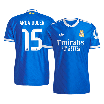 ARDA GÜLER #15 Madridi Real Kolmas Särk 2025/26 Autentne