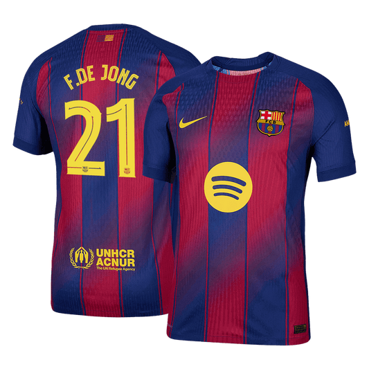 F.DE JONG #21 FC Barcelona Koduvorm Särk 2025/26 Autentne - UCL
