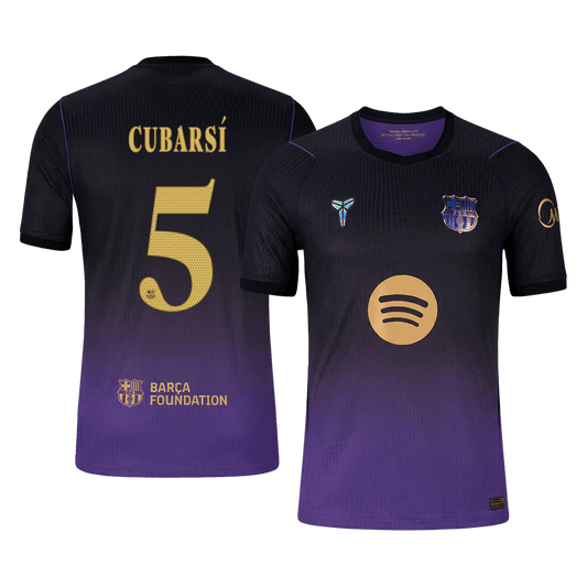 CUBARSÍ #5 Barcelona Võõrsilvorm Särk 2026/27 Autentne - UCL