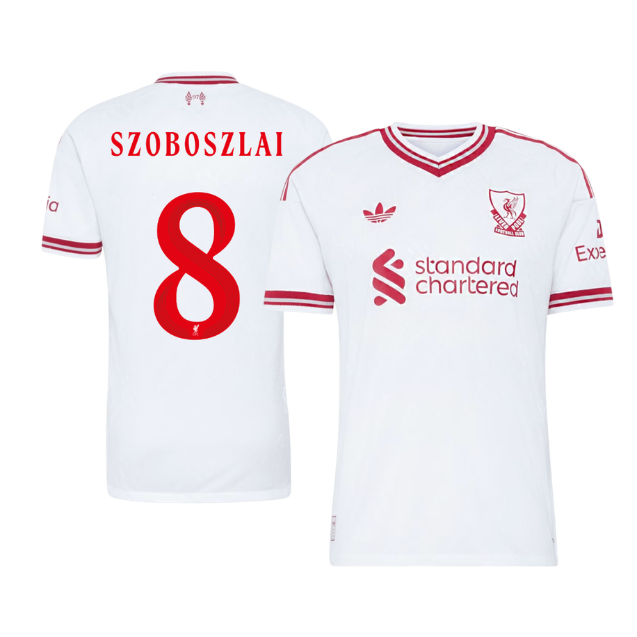 SZOBOSZLAI #8 Liverpool Võõrsilvorm Särk 2026/27 Autentne - UCL