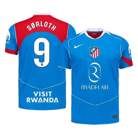 SØRLOTH #9 Madridi Atlético Kolmas Särk 2025/26 Autentne
