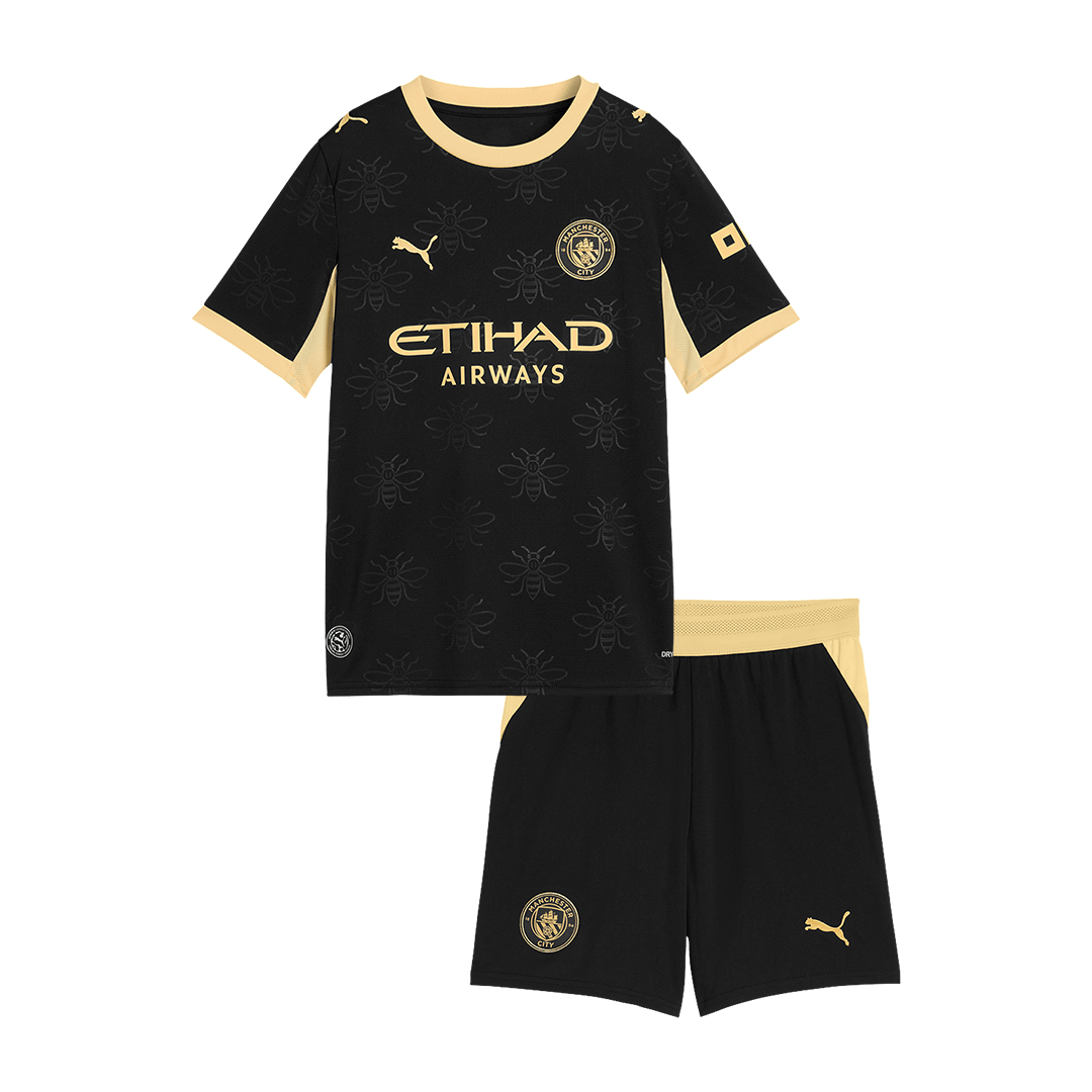 Manchester City Võõrsilvorm Laste Jalgpallikomplekt 2026/27
