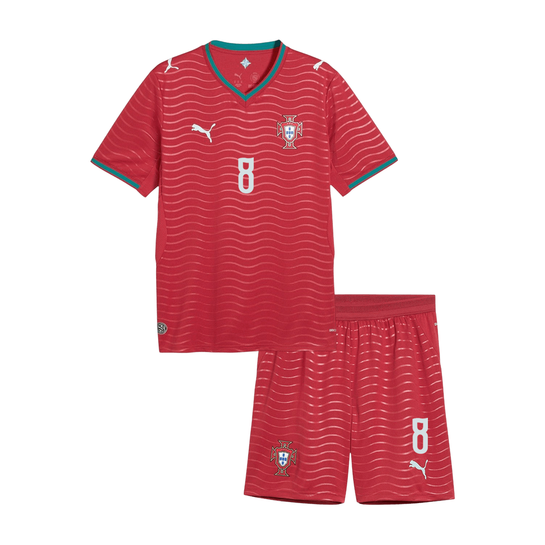 B. FERNANDES #8 Portugal Koduvorm Laste Jalgpallikomplekt 2026 - Kvaliteetne