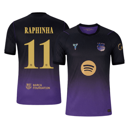 RAPHINHA #11 Barcelona Võõrsilvorm Särk 2026/27 Autentne - UCL