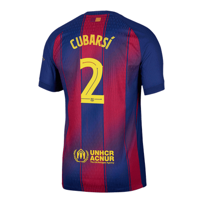 CUBARSÍ #2 FC Barcelona Koduvorm Särk 2025/26 Autentne - UCL