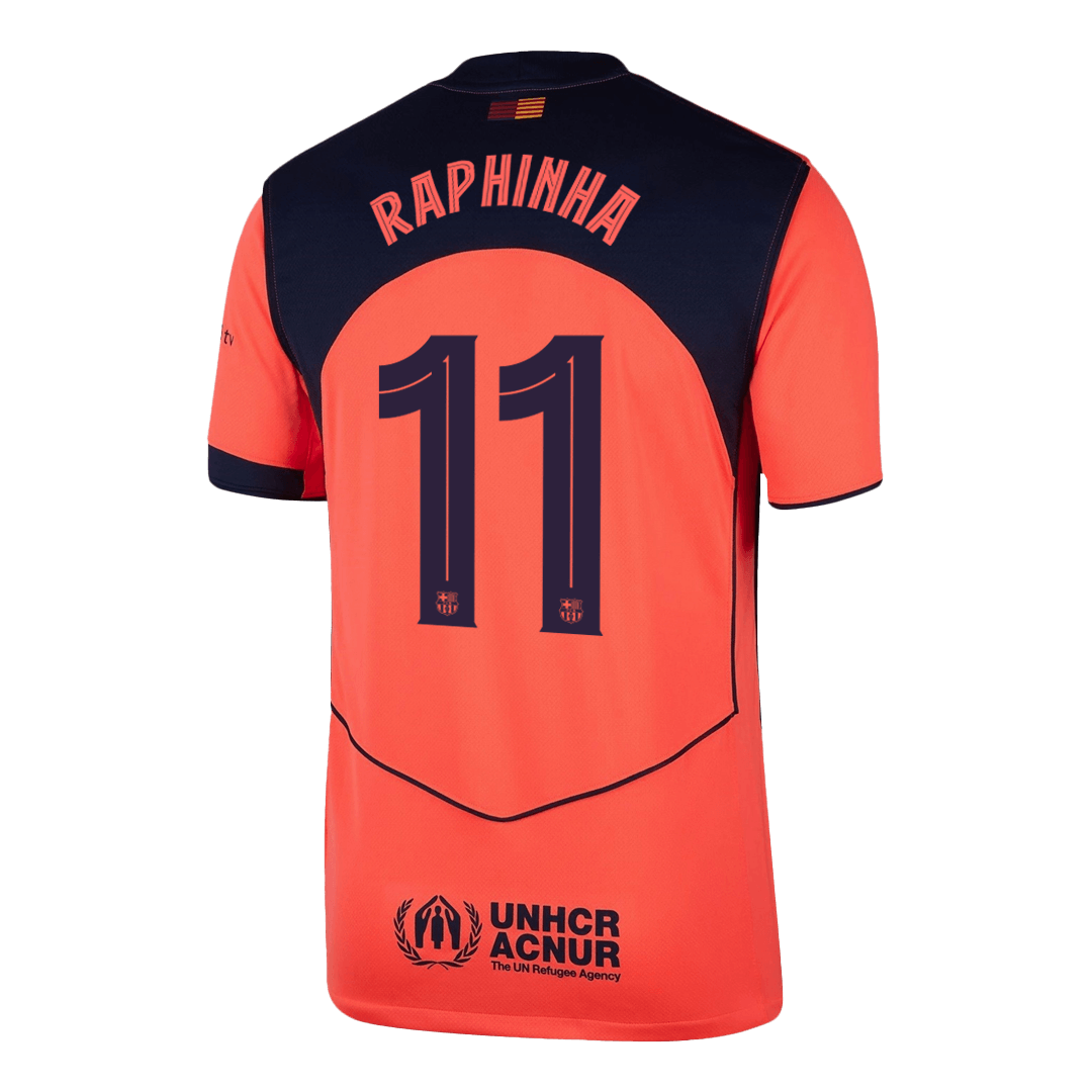 RAPHINHA #11 FC Barcelona Kolmas Särk 2025/26 - UCL