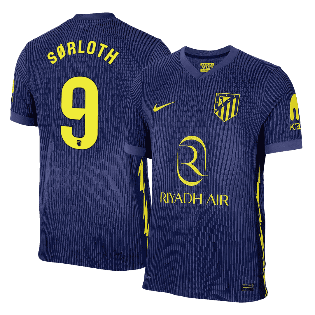 SØRLOTH #9 Madridi Atlético Võõrsilvorm Särk 2025/26 Autentne