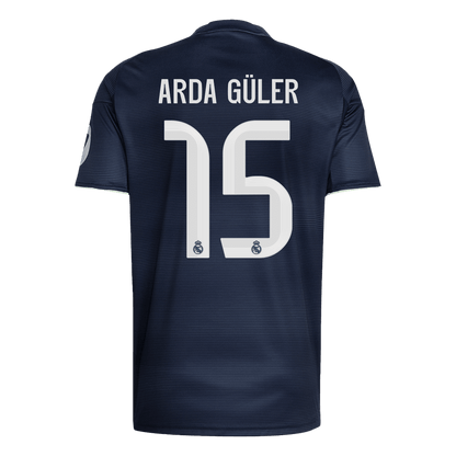 ARDA GÜLER #15 Madridi Real Võõrsilvorm Särk 2025/26 - Kvaliteetne