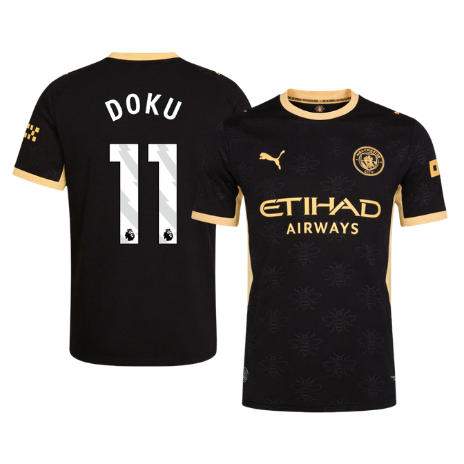 DOKU #11 Manchester City Võõrsilvorm Särk 2026/27 Autentne