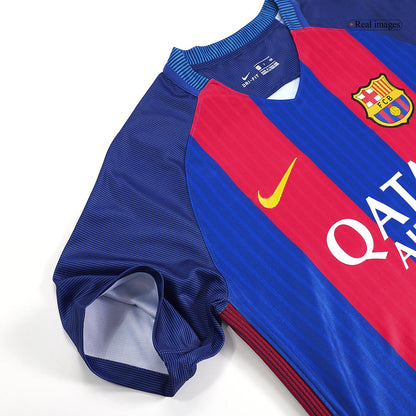 Retro MESSI #10 FC Barcelona Koduvorm Särk 2016/17