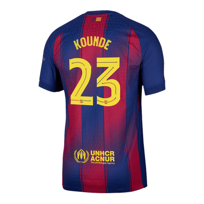 KOUNDE #23 FC Barcelona Koduvorm Särk 2025/26 Autentne - UCL