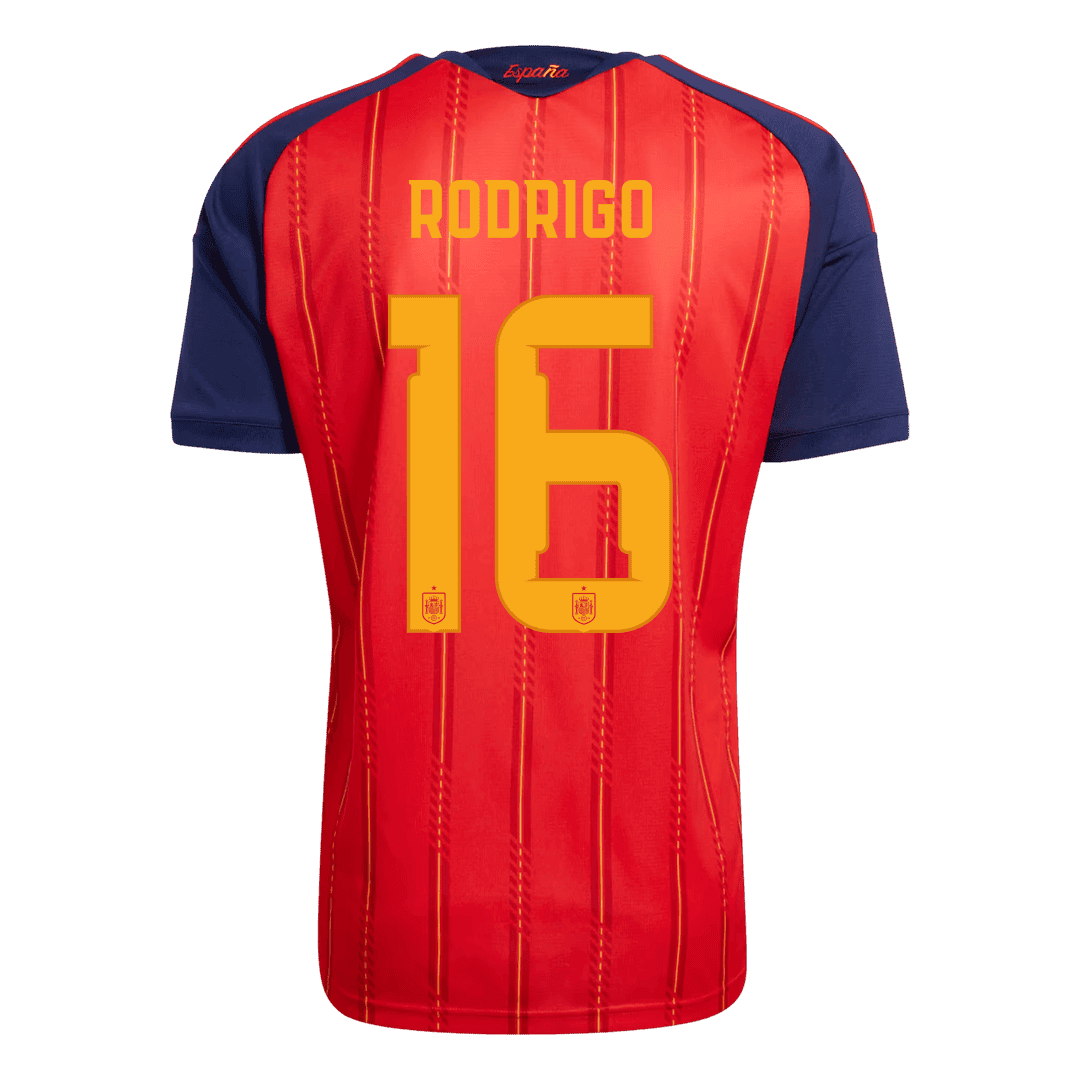 RODRIGO #16 Hispaania Koduvorm Särk Champion Edition 2026 - 2 Stars 2026 Autentne