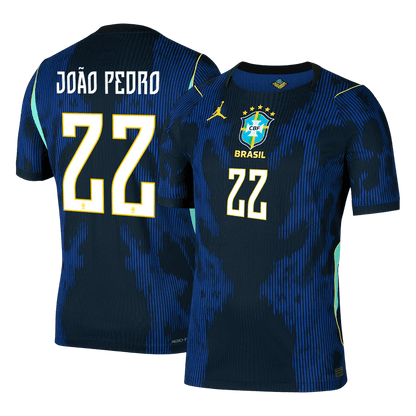 JOÃO PEDRO #22 Brasiilia Võõrsilvorm Särk 2026 Autentne
