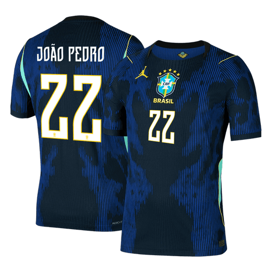 JOÃO PEDRO #22 Brasiilia Võõrsilvorm Särk 2026 Autentne