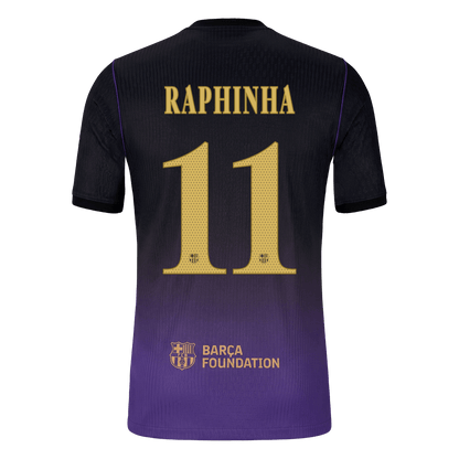 RAPHINHA #11 Barcelona Võõrsilvorm Särk 2026/27 Autentne - UCL