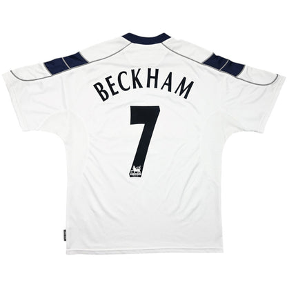 Retro BECKHAM #7 Manchester United Võõrsilvorm Särk 2000/01