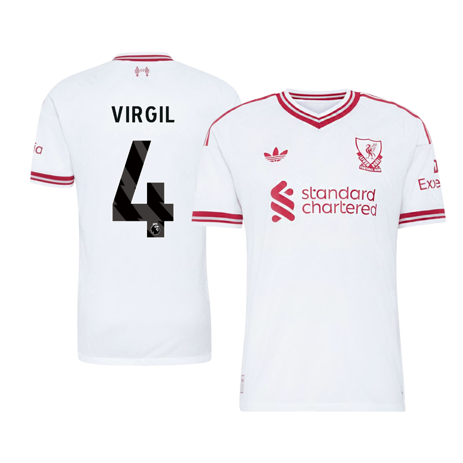VIRGIL #4 Liverpool Võõrsilvorm Särk 2026/27 Autentne