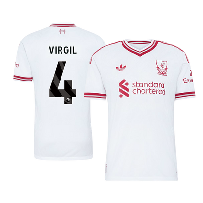 VIRGIL #4 Liverpool Võõrsilvorm Särk 2026/27 Autentne