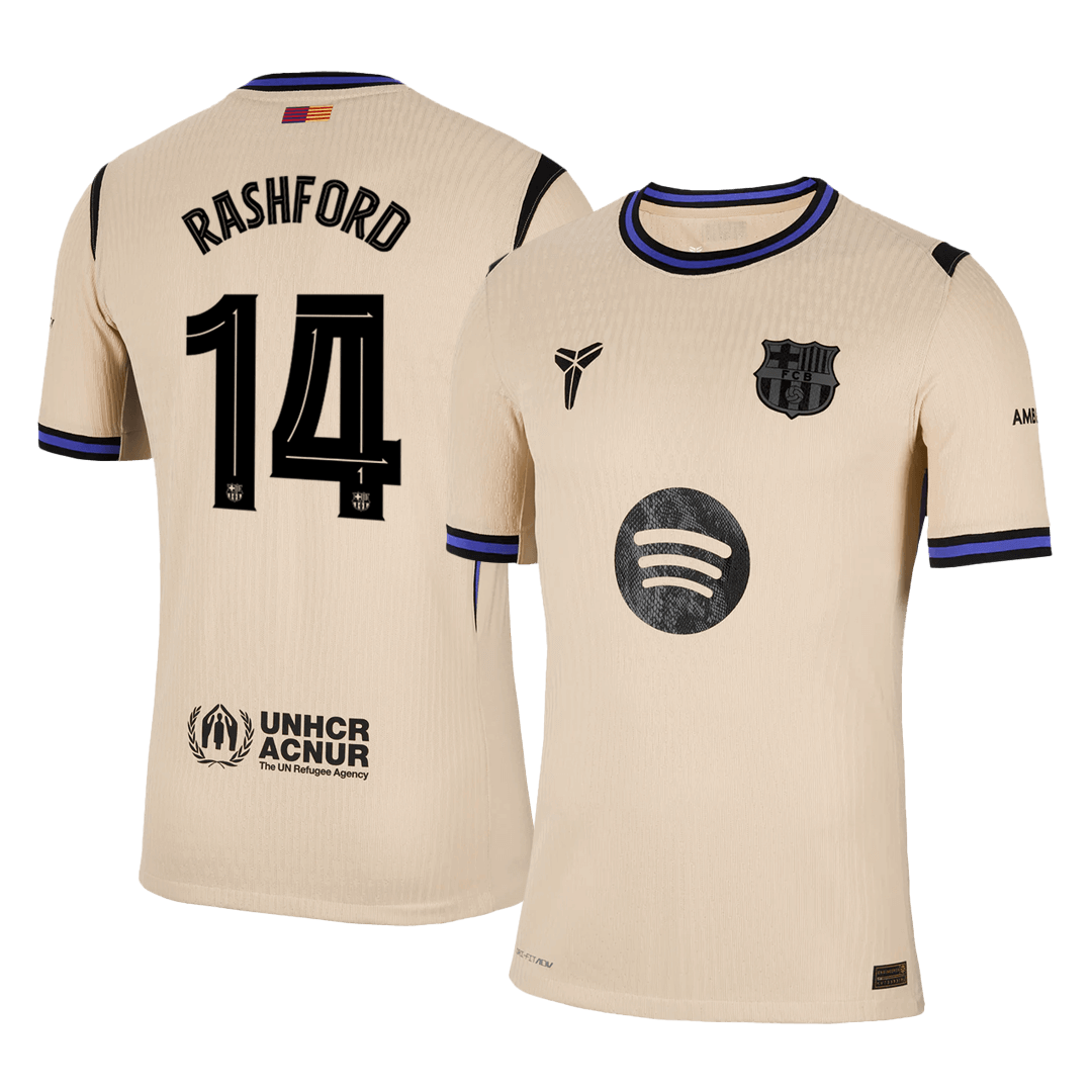 RASHFORD #14 FC Barcelona Võõrsilvorm Särk 2025/26 Autentne - UCL