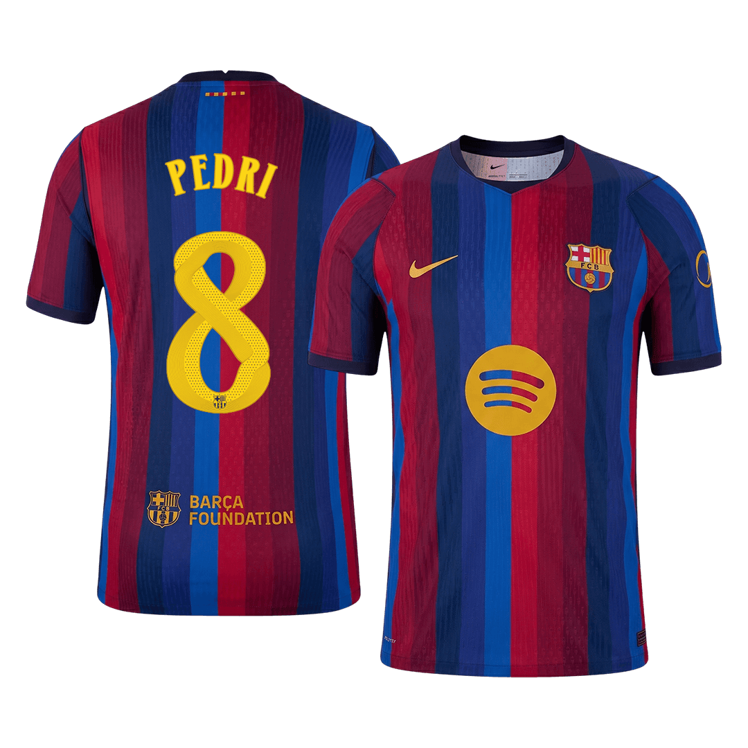 PEDRI #8 Barcelona Koduvorm Särk 2026/27 Autentne - UCL