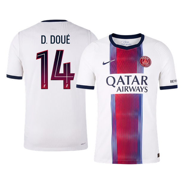 D. DOUÉ #14 Pariisi Saint-Germain Võõrsilvorm Särk 2026/27 Autentne