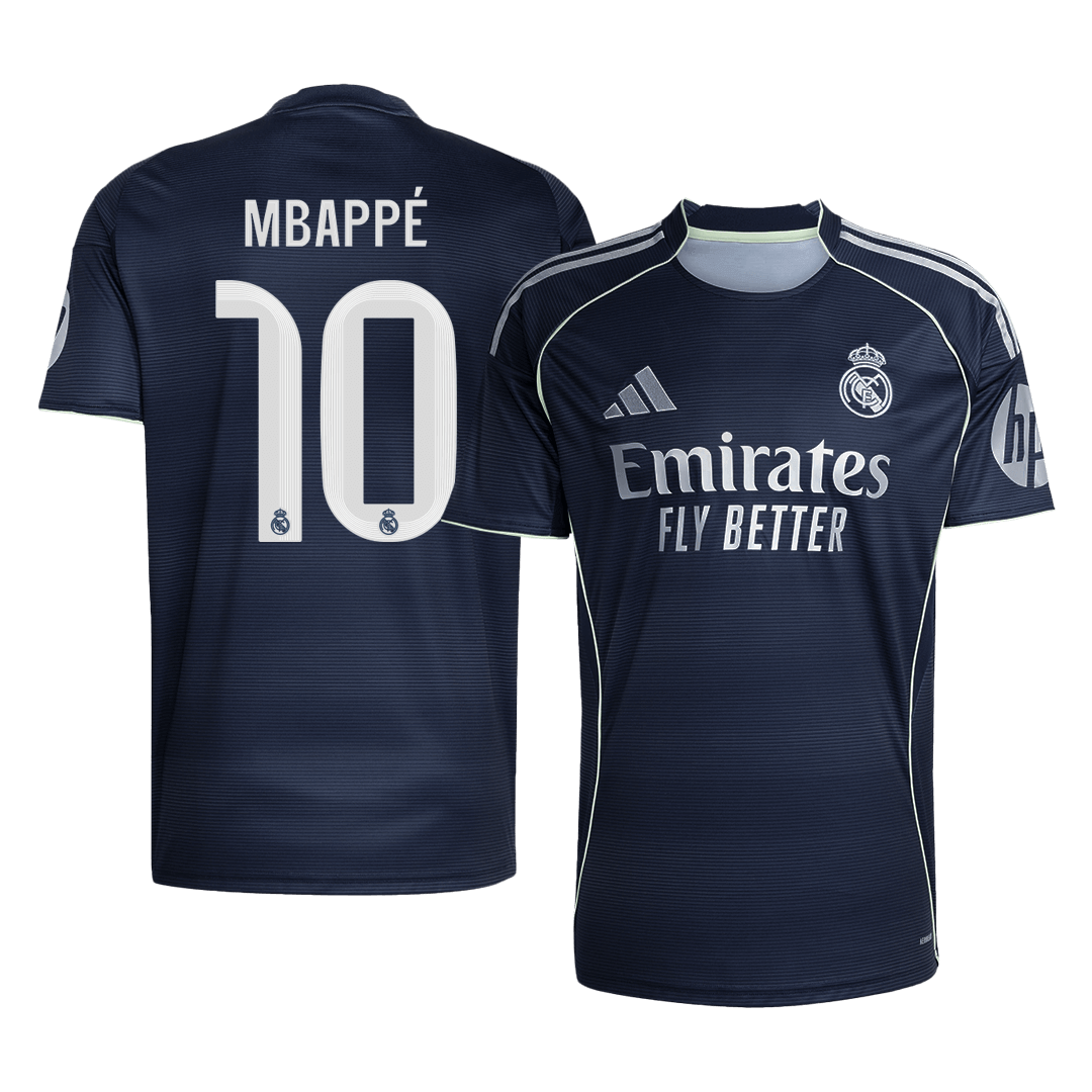 MBAPPÉ #10 Madridi Real Võõrsilvorm Särk 2025/26 - Kvaliteetne