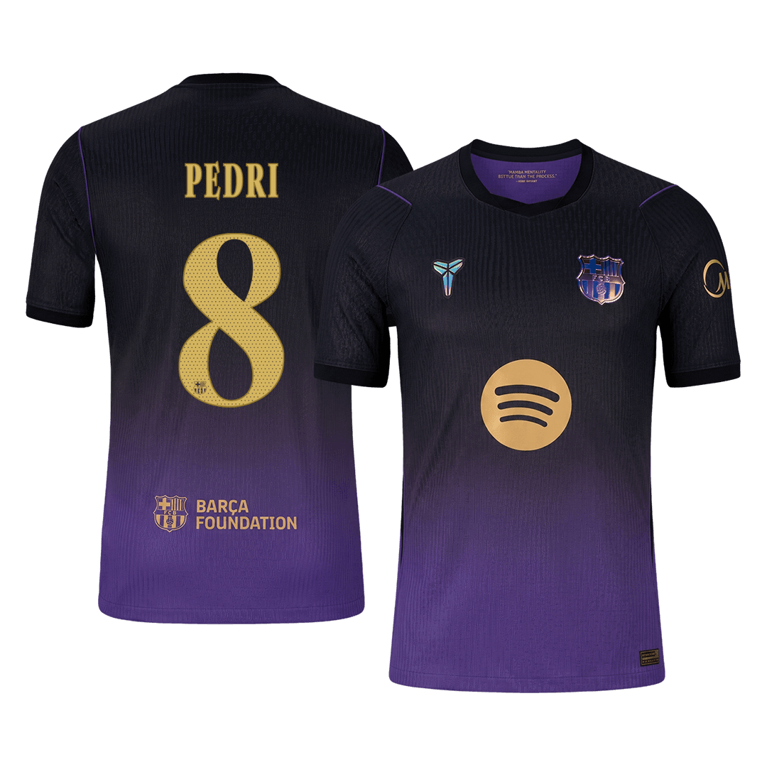 PEDRI #8 Barcelona Võõrsilvorm Särk 2026/27 Autentne - UCL
