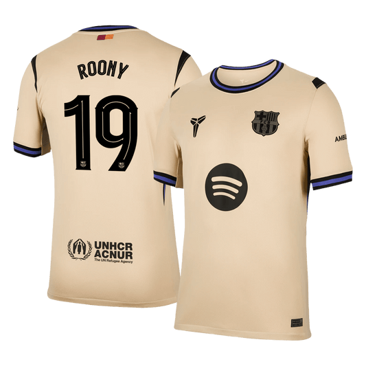ROONY #19 FC Barcelona Võõrsilvorm Särk 2025/26 - UCL