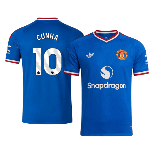 CUNHA #10 Manchester United Võõrsilvorm Särk 2026/27