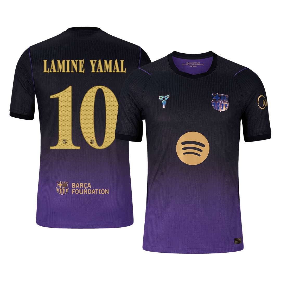 LAMINE YAMAL #10 Barcelona Võõrsilvorm Särk 2026/27 Autentne - UCL