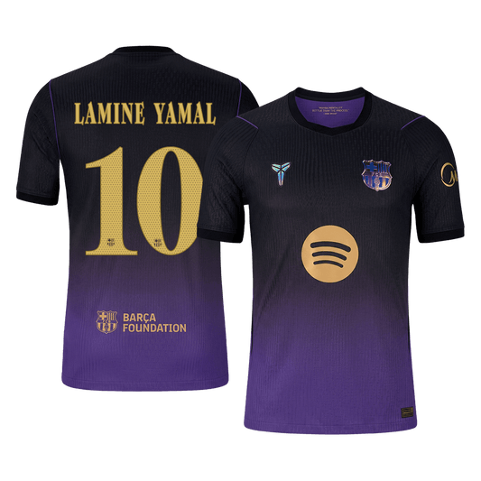 LAMINE YAMAL #10 Barcelona Võõrsilvorm Särk 2026/27 Autentne - UCL