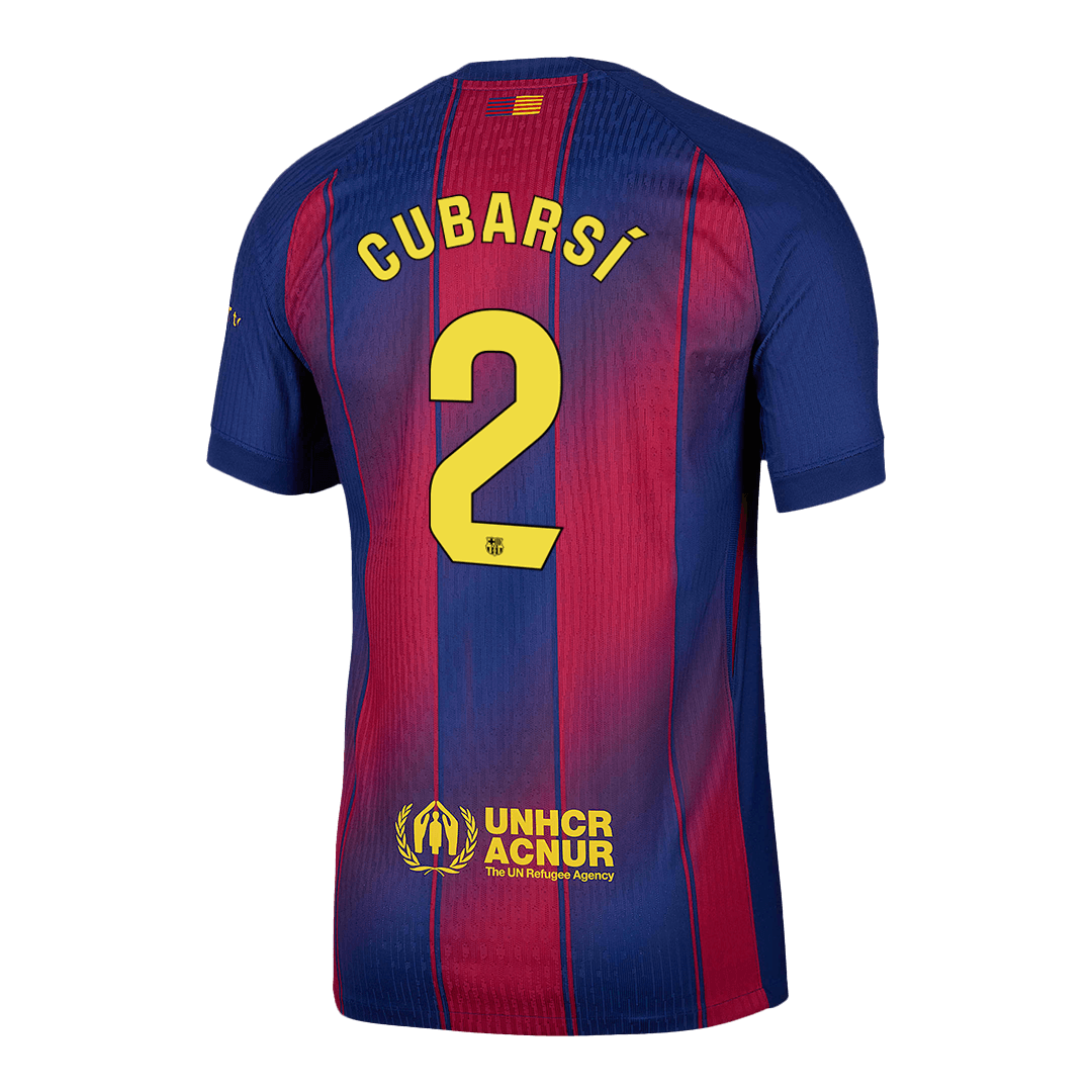 CUBARSÍ #2 FC Barcelona Koduvorm Särk 2025/26 Autentne